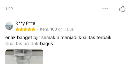 Testimoni pelanggan Kopi Bing